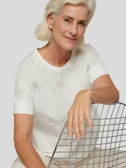 RABE Shirts & Tops*Damen T-Shirt beige uni