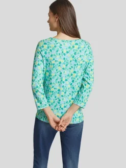 RABE Shirts & Tops*Damen T-Shirt grün gemustert