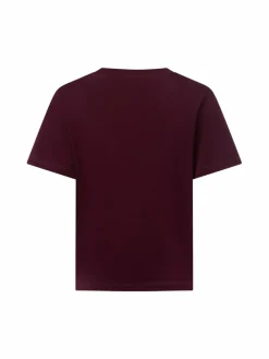 Marie Lund Shirts & Tops*Damen T-Shirt aubergine uni
