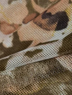 zero Shirts & Tops*Damen T-Shirt khaki altrosa gemustert