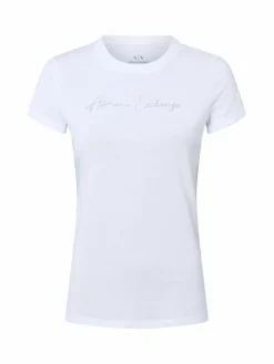 Armani Exchange Shirts & Tops*Damen T-Shirt weiß uni