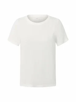 Fynch-Hatton Shirts & Tops*Damen T-Shirt ecru uni