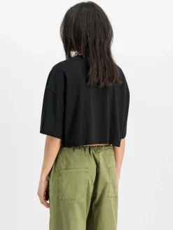 Alpha Industries Shirts & Tops*Damen T-Shirt schwarz bedruckt