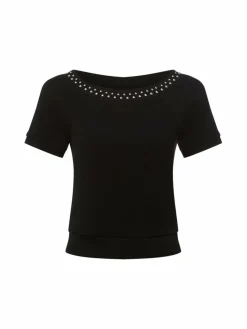 zero Shirts & Tops*Damen T-Shirt schwarz uni
