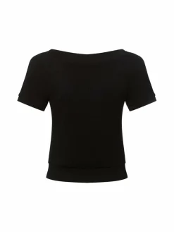 zero Shirts & Tops*Damen T-Shirt schwarz uni