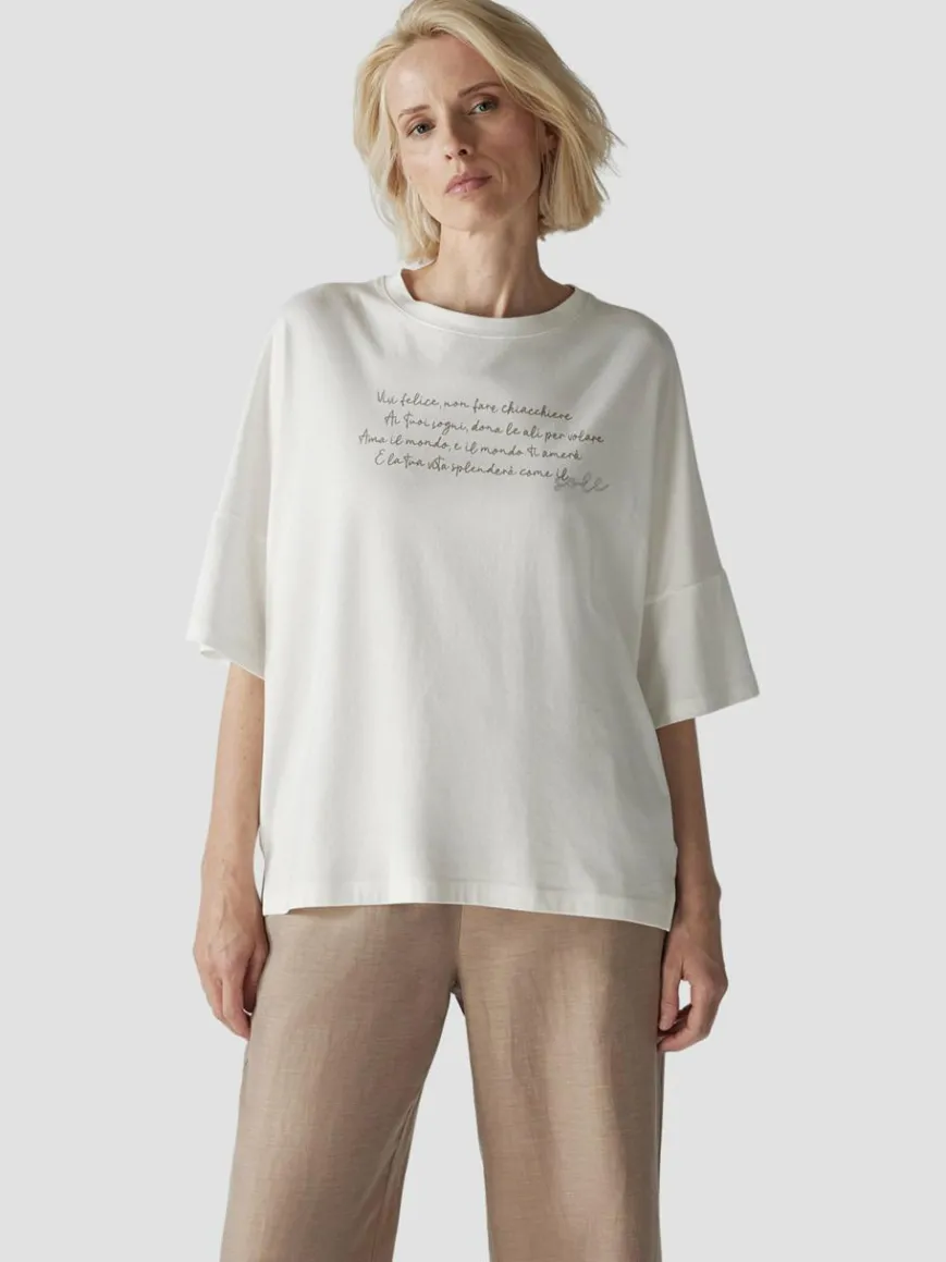 LCMT Shirts & Tops*Damen T-Shirt beige uni