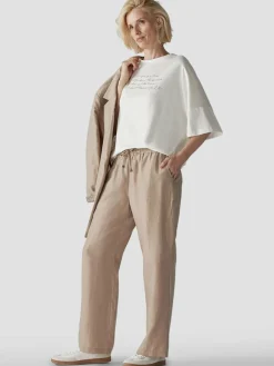 LCMT Shirts & Tops*Damen T-Shirt beige uni