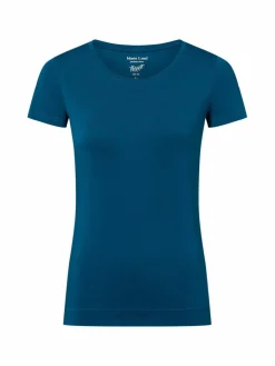 Marie Lund Shirts & Tops*Damen T-Shirt petrol uni
