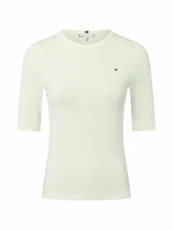 Tommy Hilfiger Shirts & Tops*Damen T-Shirt ecru uni