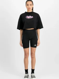Alpha Industries Shirts & Tops*Damen T-Shirt schwarz uni