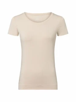 Marie Lund Shirts & Tops*Damen T-Shirt beige uni