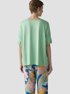 LCMT Shirts & Tops*Damen T-Shirt grün uni