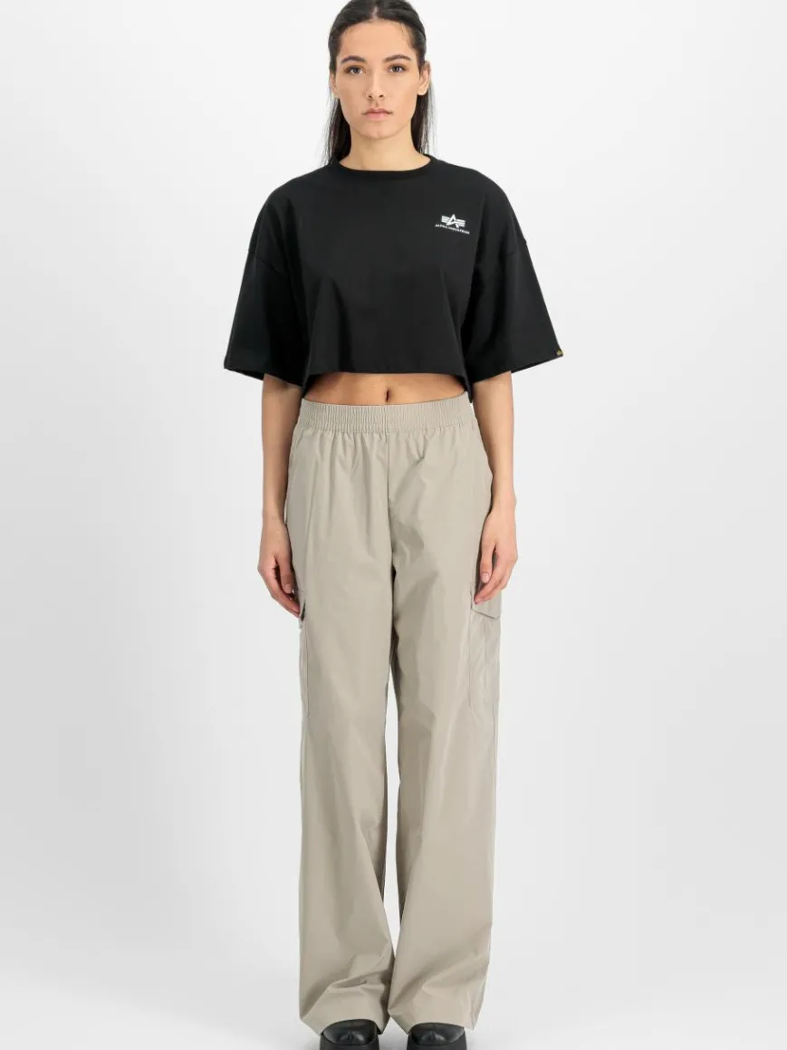 Alpha Industries Shirts & Tops*Damen T-Shirt schwarz uni