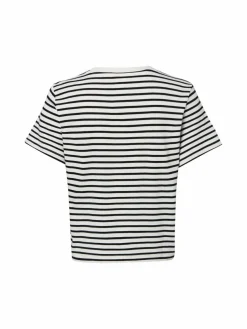 s.Oliver Shirts & Tops*Damen T-Shirt ecru schwarz gestreift