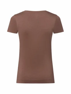 Marie Lund Shirts & Tops*Damen T-Shirt mocca uni