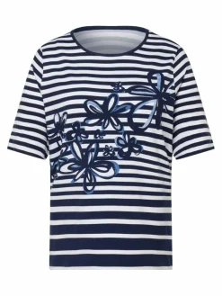 RABE Shirts & Tops*Damen T-Shirt blau gestreift