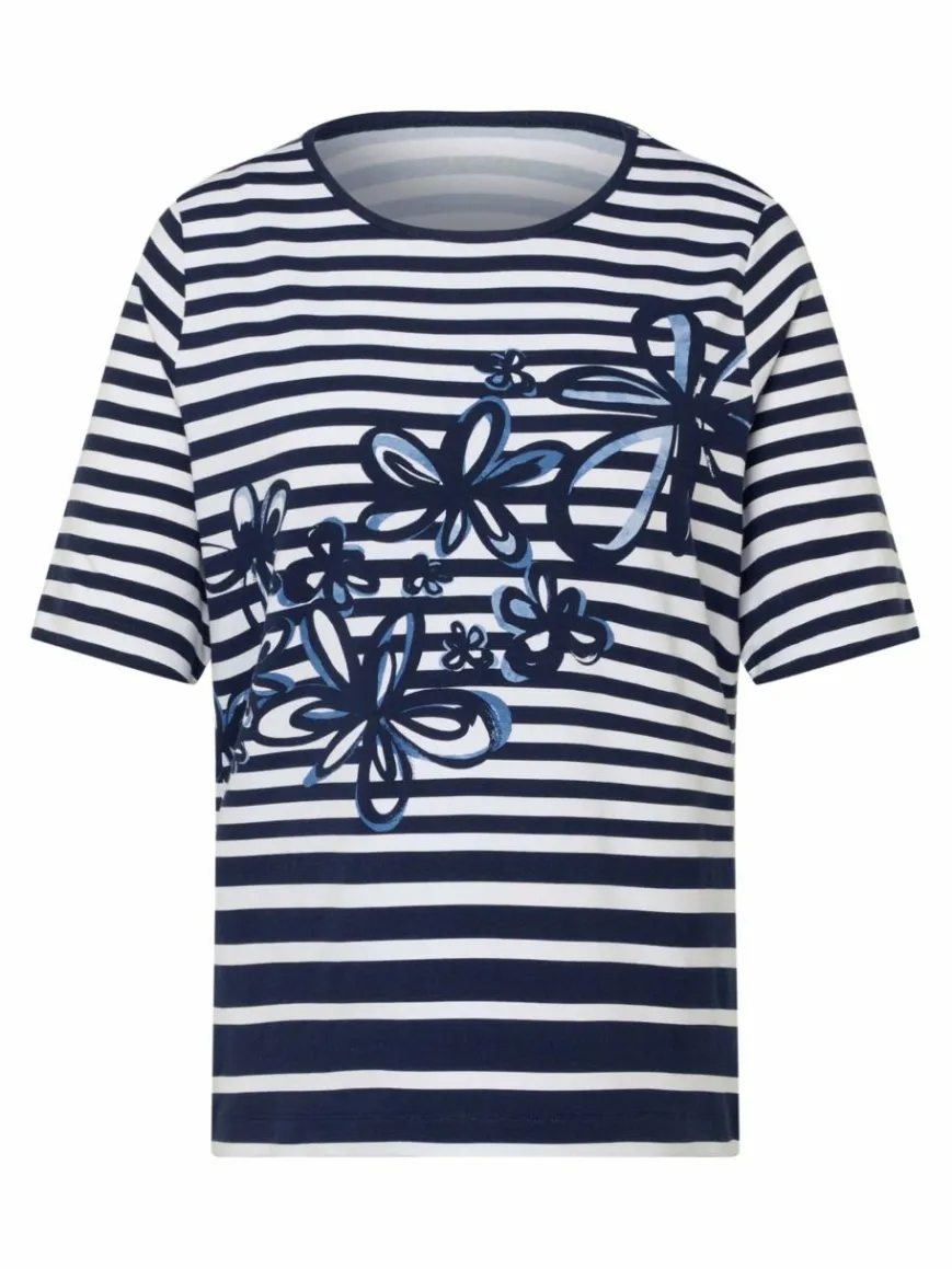 RABE Shirts & Tops*Damen T-Shirt blau gestreift