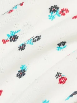 Tommy Jeans Shirts & Tops*Damen T-Shirt ecru bedruckt