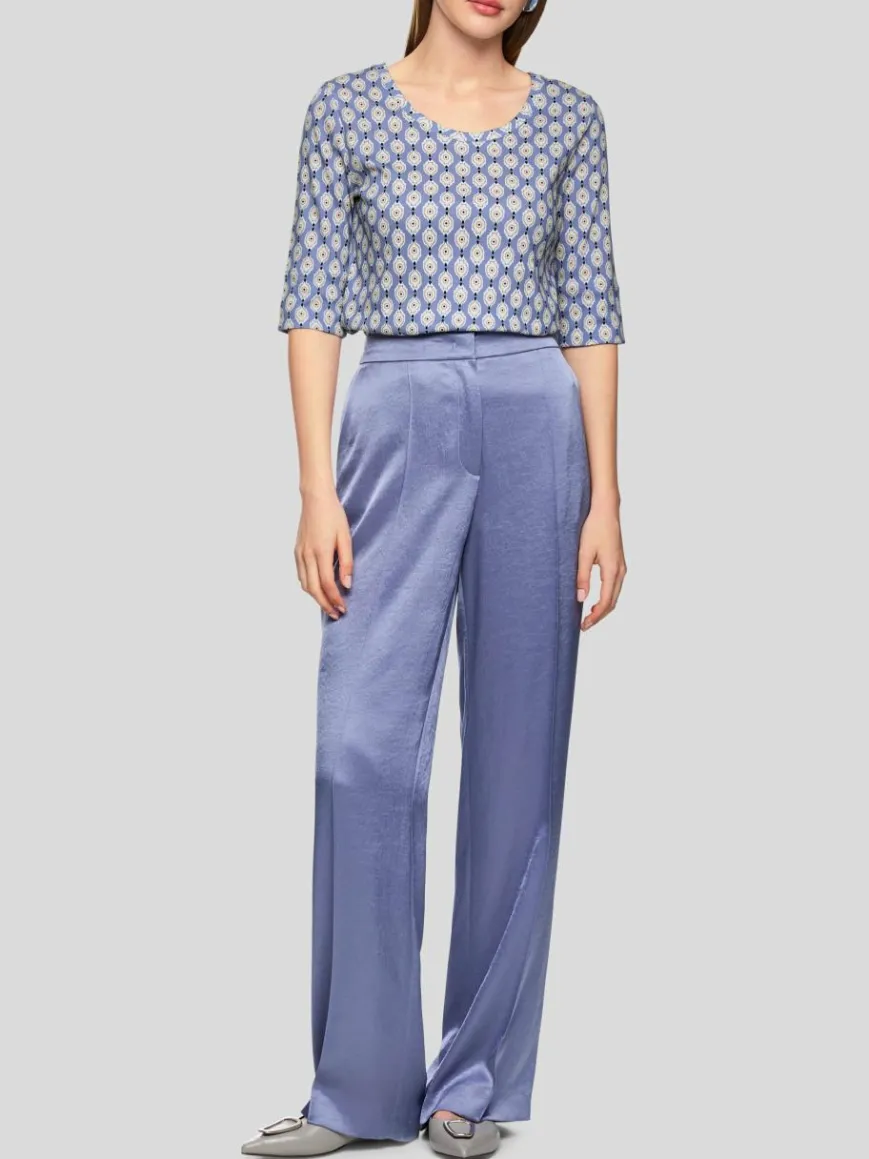 Marc Cain Shirts & Tops*Damen T-Shirt lila bedruckt