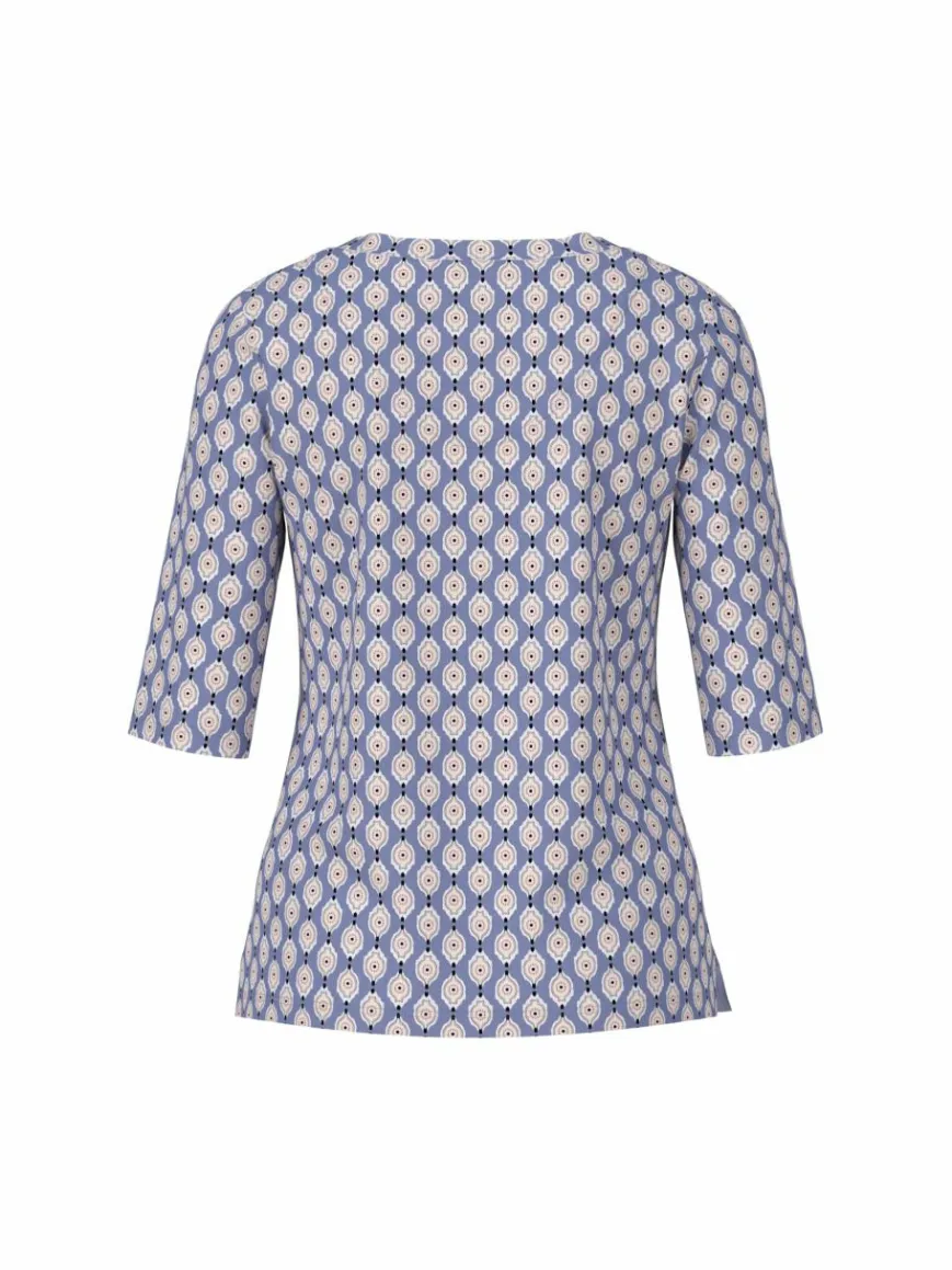 Marc Cain Shirts & Tops*Damen T-Shirt lila bedruckt