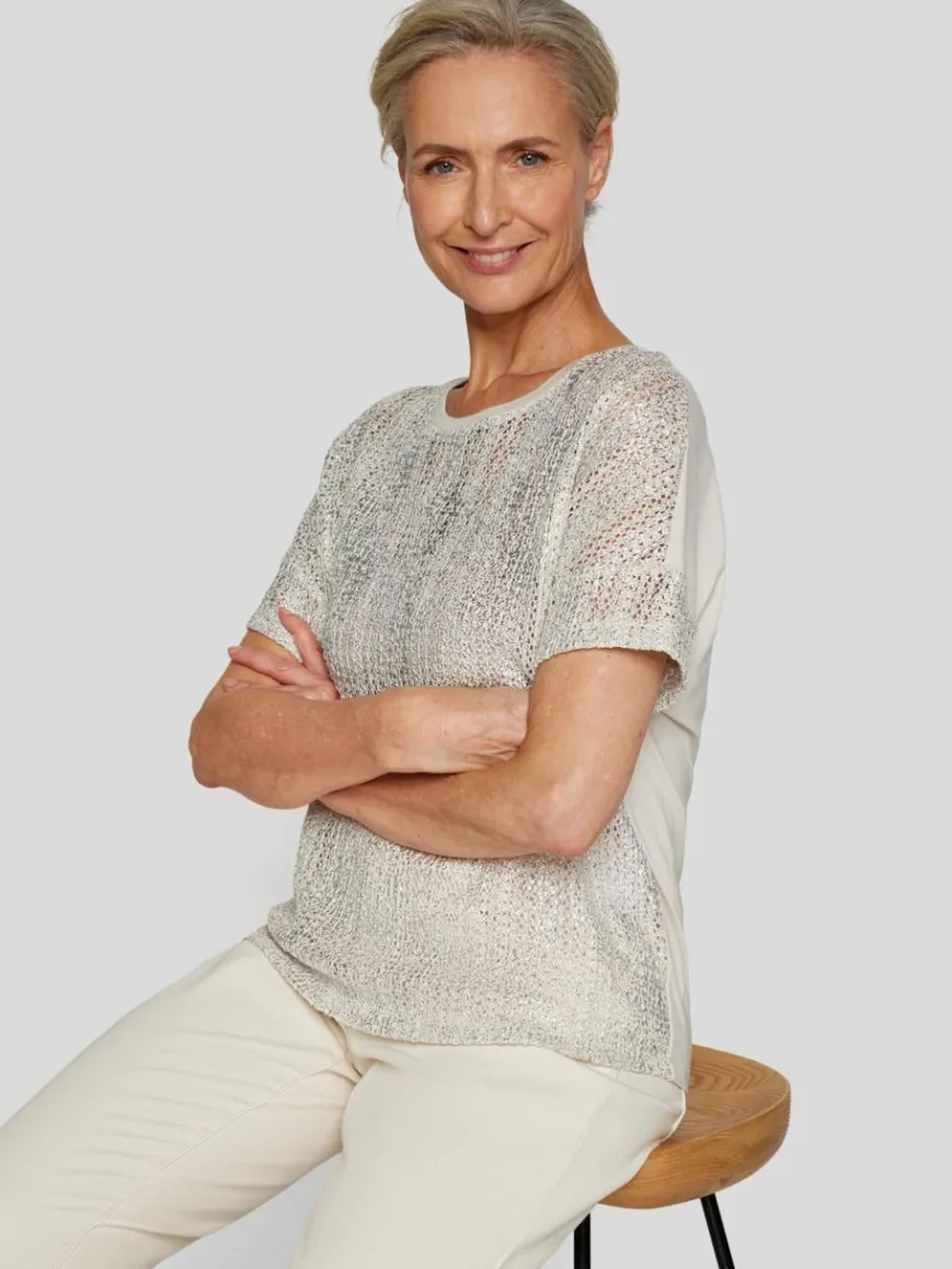 RABE Shirts & Tops*Damen T-Shirt beige uni