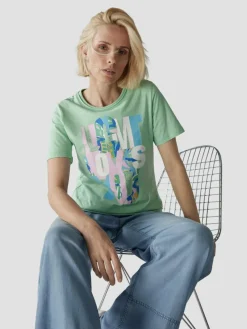 LCMT Shirts & Tops*Damen T-Shirt grün uni