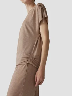 LCMT Shirts & Tops*Damen T-Shirt braun uni