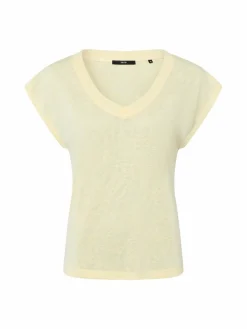 zero Shirts & Tops*Damen T-Shirt vanille meliert