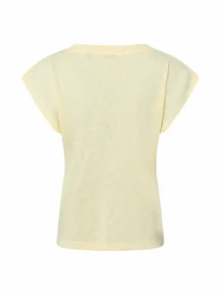 zero Shirts & Tops*Damen T-Shirt vanille meliert