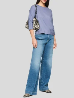 Marc Cain Shirts & Tops*Damen T-Shirt lila uni