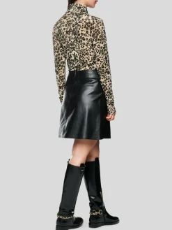 Marc Cain Shirts & Tops*Damen T-Shirt beige bedruckt