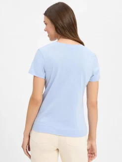 JOOP! Shirts & Tops*Damen T-Shirt hellblau uni