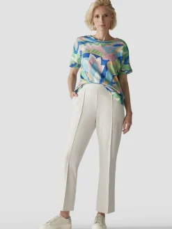 LCMT Shirts & Tops*Damen T-Shirt grün gemustert