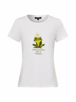 More & More Shirts & Tops*Damen T-Shirt weiß grün uni