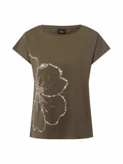 s.Oliver BLACK LABEL Shirts & Tops*Damen T-Shirt oliv uni