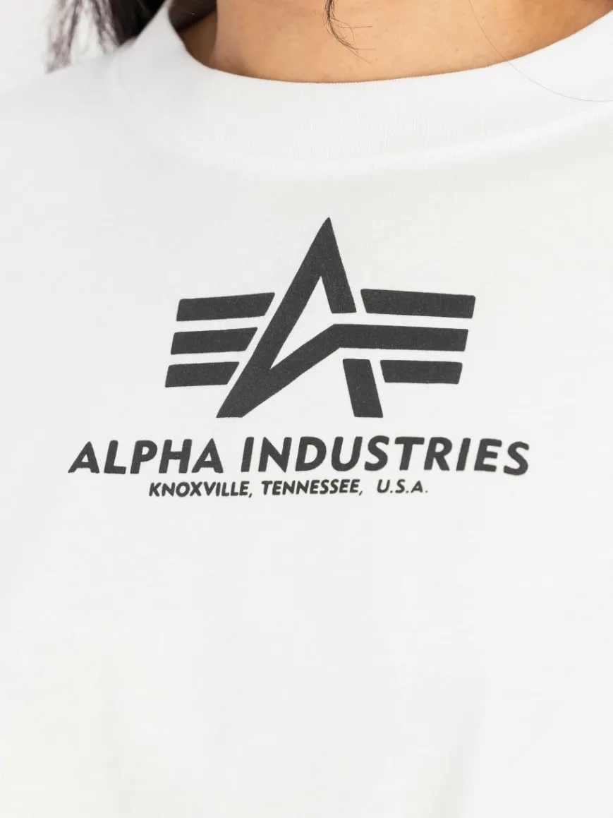 Alpha Industries Shirts & Tops*Damen T-Shirt weiß bedruckt