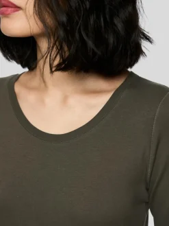 Marc Cain Shirts & Tops*Damen T-Shirt braun uni