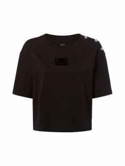Armani Exchange Shirts & Tops*Damen T-Shirt schwarz uni