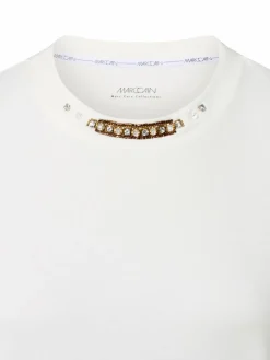 Marc Cain Collections Shirts & Tops*Damen T-Shirt ecru uni