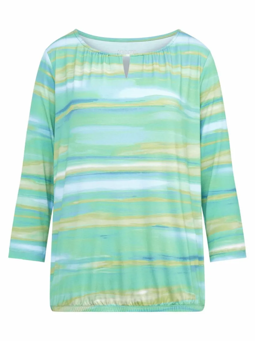 RABE Shirts & Tops*Damen T-Shirt grün gestreift