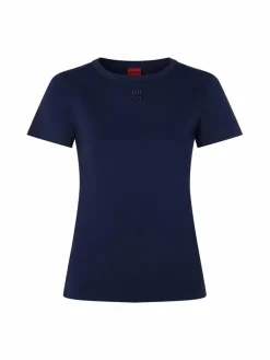 HUGO Shirts & Tops*Damen T-Shirt - Deloris marine uni