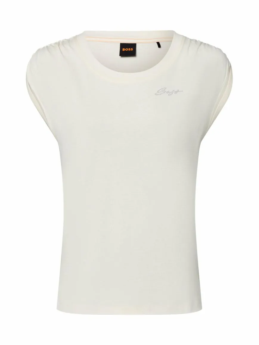 BOSS Orange Shirts & Tops*Damen T-Shirt - Elai ecru uni