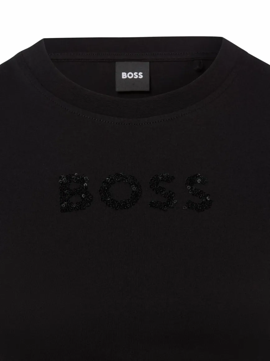 BOSS Shirts & Tops*Damen T-Shirt - Epka schwarz uni