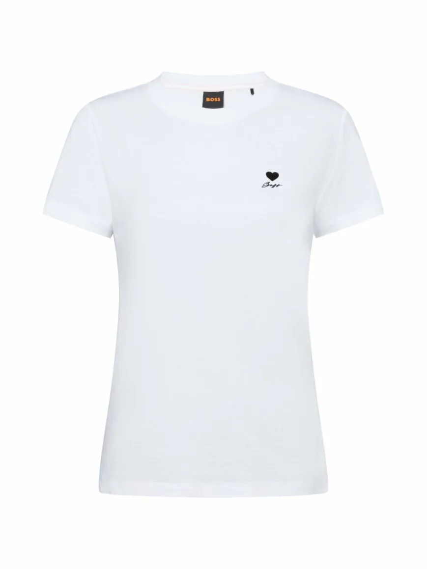 BOSS Orange Shirts & Tops*Damen T-Shirt - Esogo weiß uni