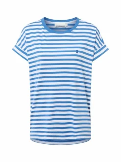 ARMEDANGELS Shirts & Tops*Damen T-Shirt - Idaara Stripes blau weiß gestreift