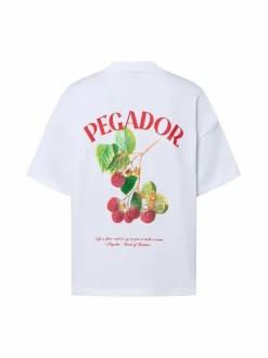 PEGADOR Shirts & Tops*Damen T-Shirt - Malli weiß bedruckt