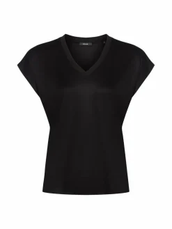 Opus Shirts & Tops*Damen T-Shirt - Savilchen schwarz uni
