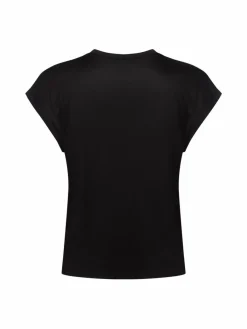 Opus Shirts & Tops*Damen T-Shirt - Savilchen schwarz uni