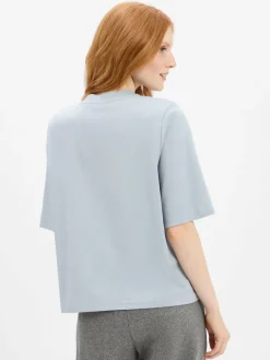 Drykorn Shirts & Tops*Damen T-Shirt - Tadura hellblau uni