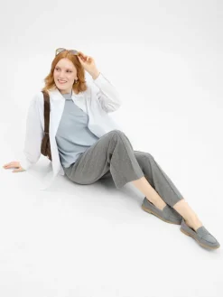 Drykorn Shirts & Tops*Damen T-Shirt - Tadura hellblau uni